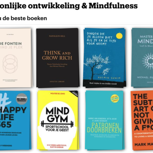 Populaire boeken bij Bol.com over persoonlijke ontwikkeling & mindfulness