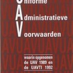 Uniforme Administratieve Voorwaarden integrale editie 1995 paperback | Nederlands | 1995