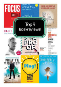 TOP9 boekreviews lees ze op het ondernemersadviesboek: Focus van Mark Tigchelaar, Dingen die je alleen ziet als je er de tijd voor neemt van Haemin Sunim, Hoe schrijf je zakelijke blogs? van Susanna Florie, de biografie Mijn jaren bij de politie van Ellie Lust, Instaproof van Kisten Jassies en Joyce Nafzger, Het oneindige spel van Simon Sinek, Niet te breken van Sander Aarts, Ping waar goede ideeën vandaan komen van Bas Kast, Dansen in de hemel van Michael Pilarczyk.