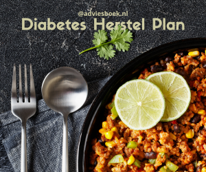 Diabetes Herstel Plan via makkelijk afvallen. koolhydraatarm recepten en programma